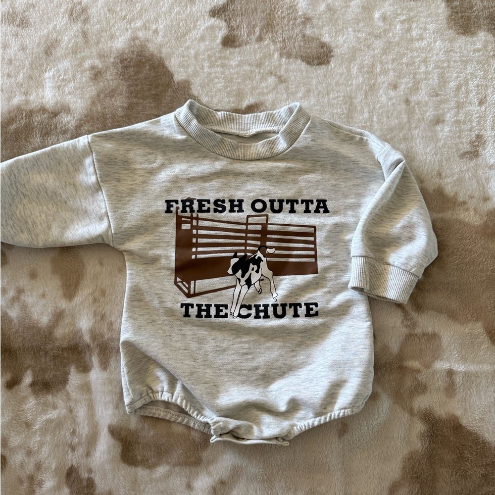 Western Baby Crewneck Onesie